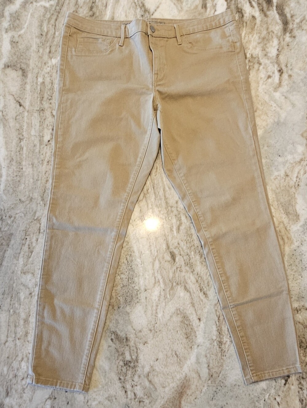 Mossimo Supply Co. Mid-Rise Denim Legging in Camel Brown